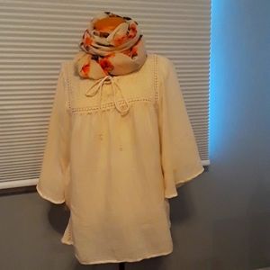 No boundaries gauzy shirt